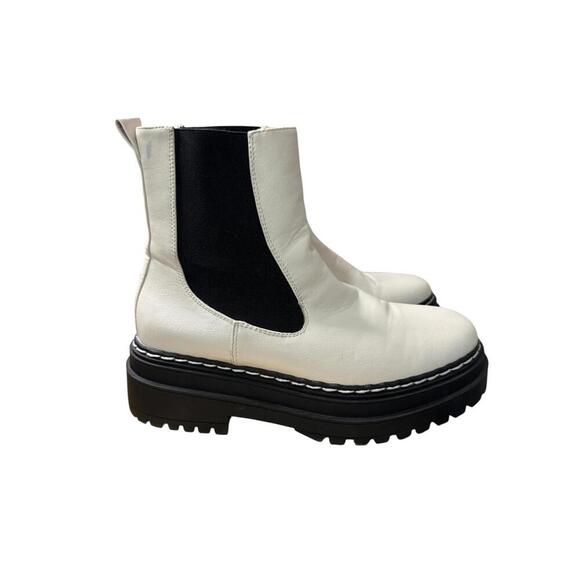 ESPRIT Stormi Chelsea Pull-On Lugsole Ankle Boots Size 8.5 Western Grunge Casual - Picture 4 of 6